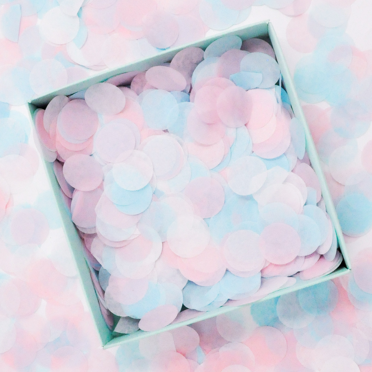 festival party table decoration round colorful round shape confetti