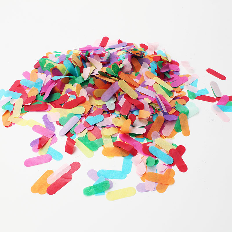 long streamers of tissue paper confetti for festival celebration party decoration