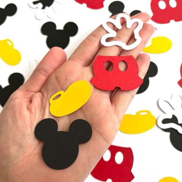 Mickey Mouse theme party confetti