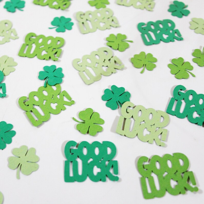 Good luck party confetti