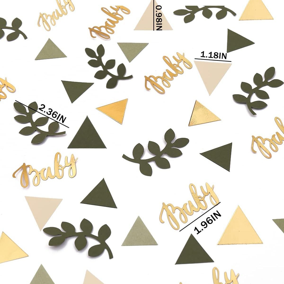 baby shower theme party confetti