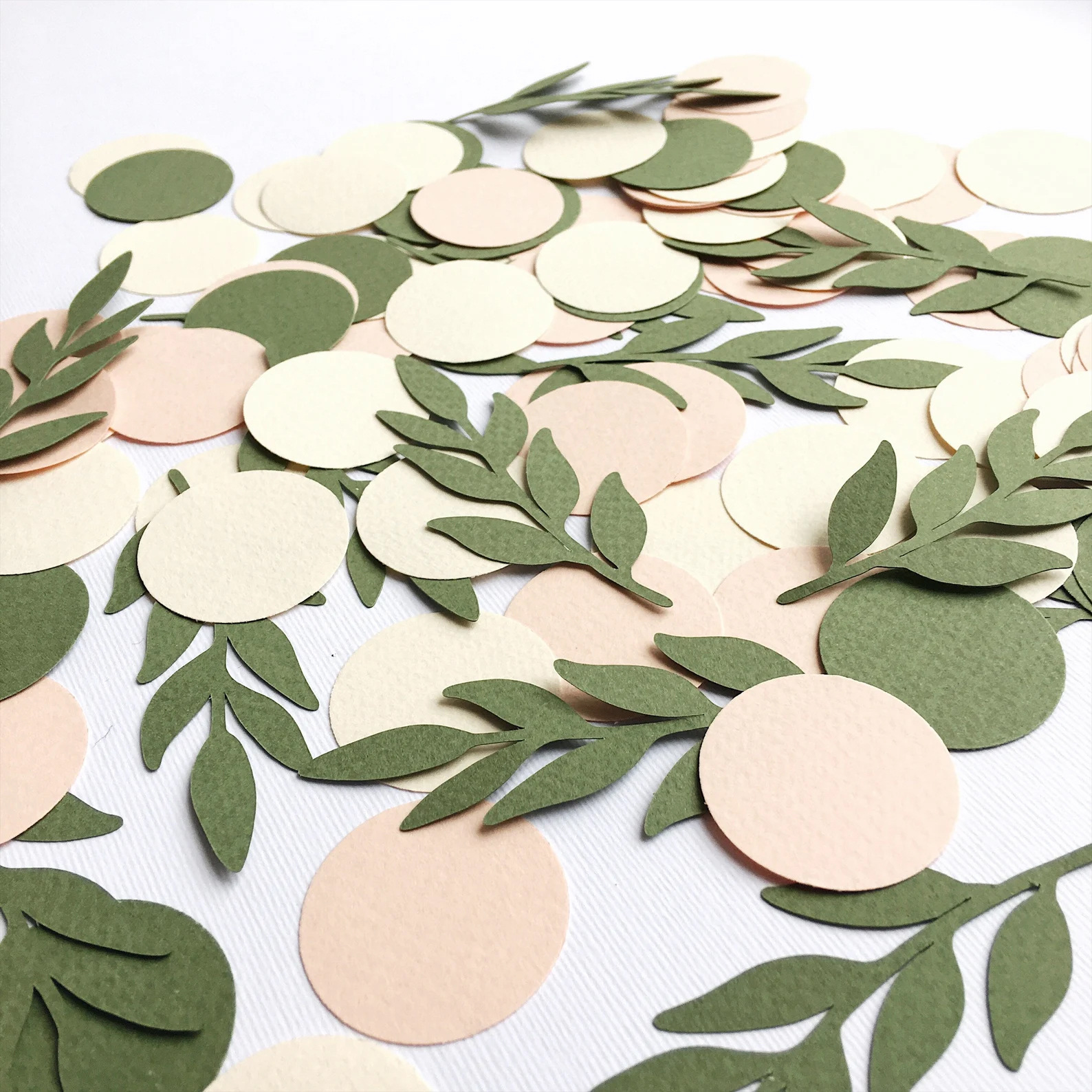 green mexican theme party confetti
